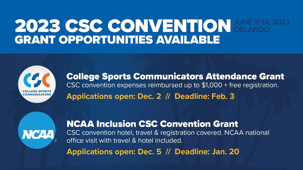 2023 CSC Convention Attendance Grant Opportunities